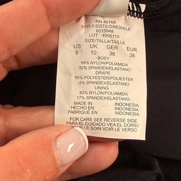 Magicsuit Leopard Print One Piece Swimsuit Black White Size 8 New With Tags - Picture 6 of 10